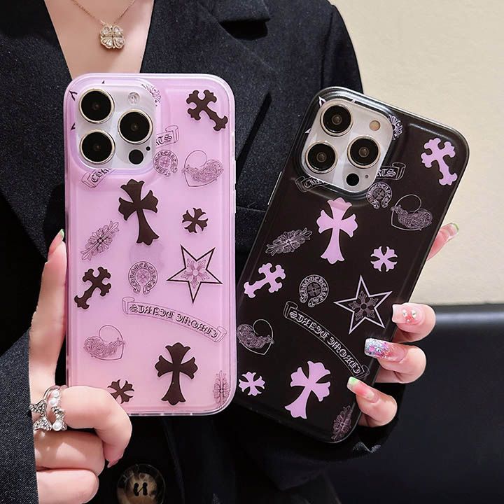 アイフォーン 15 スマホケースchrome hearts クロームハーツ シリコン