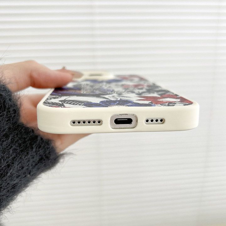 ロエベ風 iphone 15スマホケース 個性