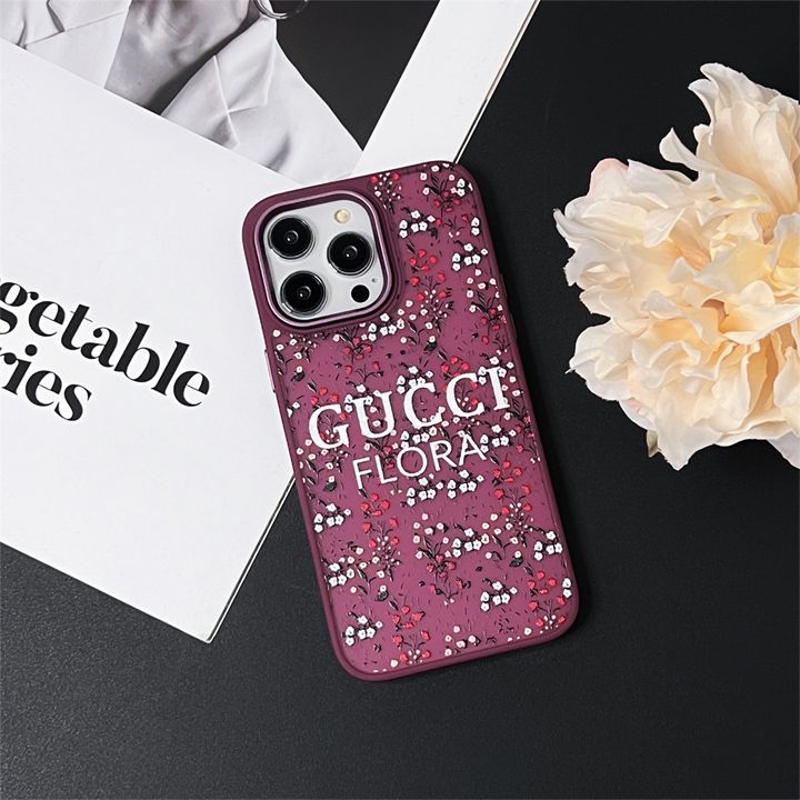 gucci iphone15 plusケースつや消し