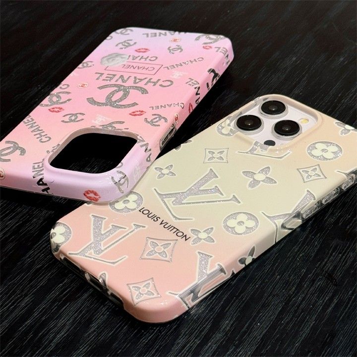 ルイヴィトン ピンク キラキラ iphone 15 ケース レディース 可愛い 新作 