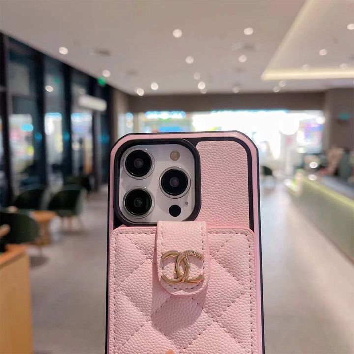 chanel風iphone15  ケースおしゃれ 