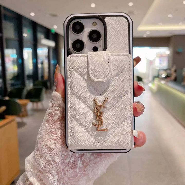 ysl ロゴ iphone15 plusケースレデイース